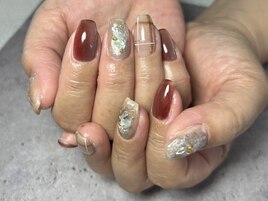 チェックネイル