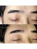 《男性-眉毛アイブロウ》20～50代☆メンズWAX脱毛＋毛量調整付 ¥6990→¥5990