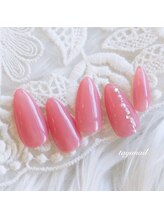 たゆ ネイル(たゆnail)/パラジェルピンクオフィスネイル