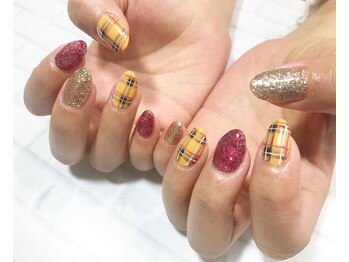 ネコ ネイル(NEKO NAIL)/チェックネイル
