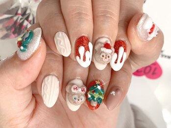 ネイルサロン ネイルズゴーゴー 渋谷店(NAILSGOGO)/クリスマス　シェリーメイ　渋谷