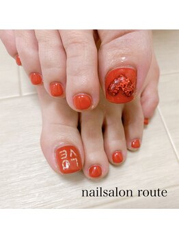 ネイルサロン ルート 二子玉川(nailsalon route)/フットネイル☆初回6500円