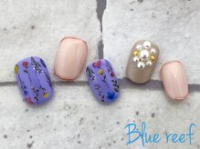 ネイルアンドまつげエクステ ブルーリーフ 四谷三丁目店(Blue Reef)/フラワーネイル