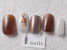 アイネイルズ 渋谷店(I nails)/ちゅるん艶オータム￥7300[渋谷]