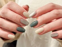 アイ ネイルズ 天神店(I nails)/寒色シンプルネイル