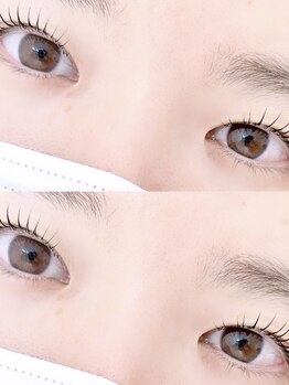 ミル(mir)の写真/【持ちの良さとデザイン力が自慢♪】すっぴんでもメイク後もかわいい理想のまつげを作るサロン★