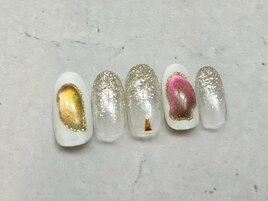 マグネット天然石ネイル