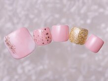 アイネイルズ 町田店(I nails)/ピンクキラキラゴールド8480円