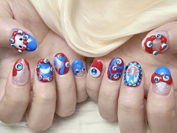 オーラムネイル(Aurum Nail ）)/ミャクミャクネイル