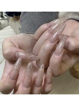 アモールビューティー 新宿店(Amor Beauty)/チップ長さだしフラッシュカラー