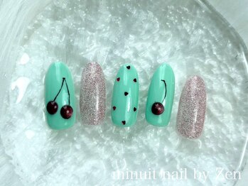 ミニュイネイルバイゼン(minuit nail by Zen)/【hand】定額デザインコース