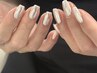 Hand｜アレンジ無限大！ミラーネイル　ワンカラーベース