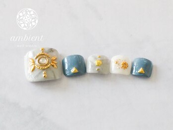 ネイルスタジオ アンビエント 表町店(Nail Studio ambient)/フットネイル