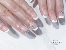 サロンドルクリア 銀座店(Salon de LUCULIA)/ブライダルネイルガラスフレンチ