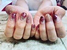 ネイルサロン シェリ(NAIL SALON Cheri)/秋の秋の透け感ネイル