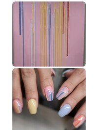 絵画を参考に世界に一つのネイル
