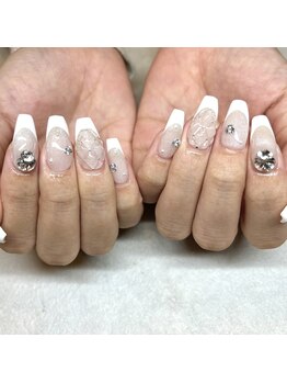 ネイルクイーン(Nail Queen)/フレンチキルティング♪¥8800