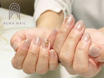 オーラ レアレア市川店内(AURA)/カラーグラデーションアート