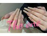 【スカルプ】ワンカラー＋チップ長さだし　¥9980