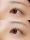 エム 新宿(M)の写真/目の形やまつげの生え癖に合わせて一本一本丁寧に施術するので、仕上がりも大満足♪ぱっちりモテまつ毛に☆