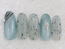 リノ ネイル(Rino nail)/2月新作チョコミント802q1