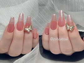 キラキラチップ蝶々人気