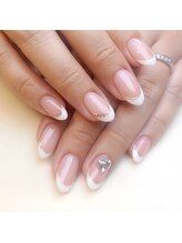 ピオニーネイル(peony nail)/フレンチ＆ミラーライン