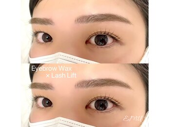 エムアイラッシュ(EMU.eyelash)/眉ワックス×ラッシュリフト