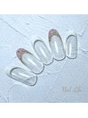 押し花/フレンチネイル