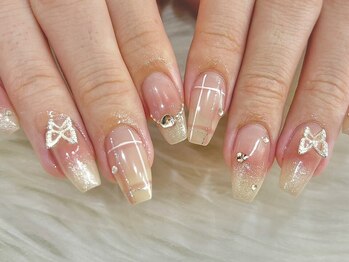 ネイルキュート アンド クールラッシュ 亀有店(nailcute & CoolLash)の写真/季節感も気分も自由にセレクト♪定額だからお得に、豊富なデザインから“今の私”にぴったりを選べる◎