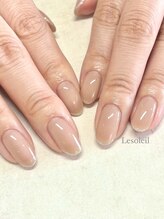 ル ソレイユ(Le soleil)/ラメフレンチ　byあやか