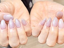 ツインネイル 名古屋駅店(twin.nail)/ラメワンカラー