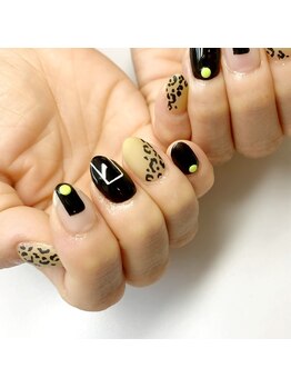 レッシュネイル サロンアンドスクール(RECH NAIL salon&school)/leopard☆