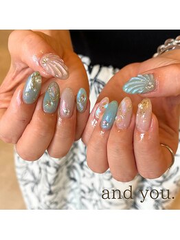 アンドユー(and you.)/夏ネイル