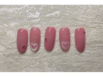 ハートマグネットネイル:yumie