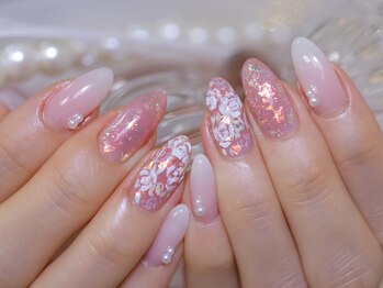 春ネイル ベビーブーマー