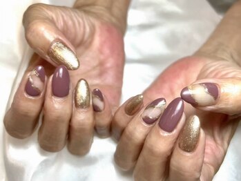シャトンネイル 春日井味美店(chaton nail)の写真/【Hand定額コース¥4800～】高技術×リーズナブル★フィルイン・純国産ジェルで爪にも優しくうる艶仕上がり*