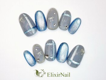 エリクサーネイル 渋谷(Elixir Nail)/定額bカジュアル/ クーポン使用