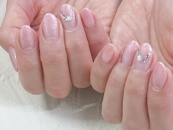 ケーズネイル製作所/春ピンクネイル