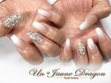 アン ジョーヌドラゴ/【自爪ネイル】ホワイトグラデ