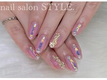 ネイルサロン スタイル(STYLE)/原田担当　モチーフ韓国風ネイル