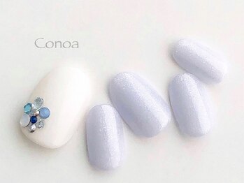 コノア(conoa)/ブルービジューネイル