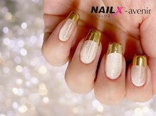 ネイリックス アヴェニール(NAILX avenir)/ベージュマグ×ゴールドミラー