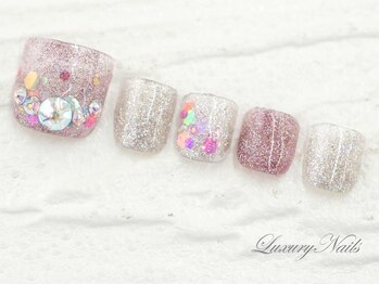 ラグジュアリーネイルズ オオミヤ(Luxury Nails Omiya)/キラキラ*ラメ&ストーン