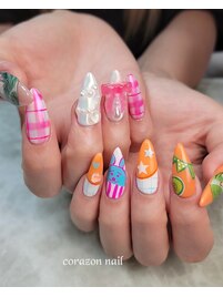 HAND120分コース☆推し活ネイル