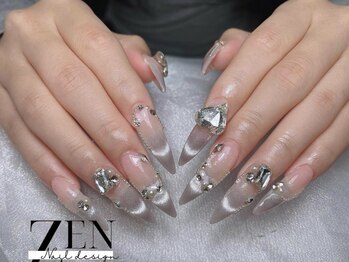 ゼン ネイル デザイン 池袋(ZEN NAIL DESIGN)/* 長 さだしやり放題×つけ放題