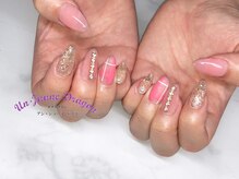 アン ジョーヌドラゴ/【自爪ネイル】チェックネイル