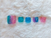 エイミー 大宮店(AMY)/FOOT 透け感夏ネイル