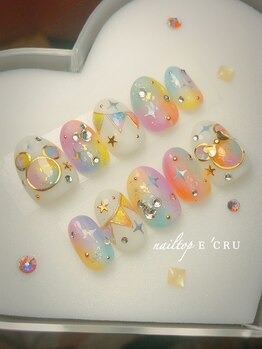 ネイルトップエクル(nail top E CRU)/カラフルドリーム