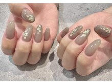 ルクール ヘアー プレジー(Le Coeur HAIR Plaisir)/グレージュ×大粒ラメMIX